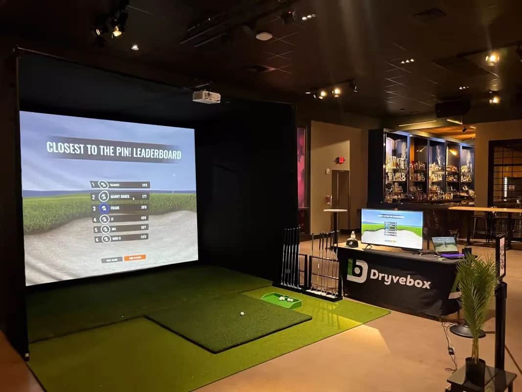 Indoor golf simulator setup — cover image for the Golf Simulators in SF post